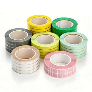 Étiquette adhésive en rouleau pour transfert thermique, en PET, résistante <span class=keywords><strong>à</strong></span> la chaleur, couleur personnalisée, brillante, avec numéro de série et code-barres, pour utilisation avec les appareils photo - Product Image 1