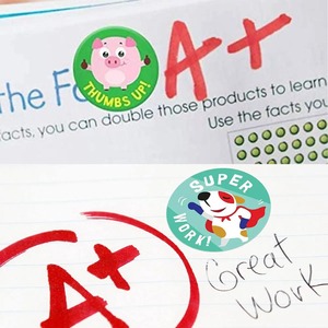 Autocollants de dessins animés <span class=keywords><strong>d</strong></span>'animaux pour les enfants, l'école, les enseignants, la salle de classe, la <span class=keywords><strong>d</strong></span>écoration de la maison, les projets <span class=keywords><strong>d</strong></span>'artisanat, les fêtes, les accessoires personnels - Product Image 2