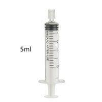Seringue d'injection en plastique pour décantation de parfum avec petit entonnoir et paille pour extraction de parfum, paille pressurisée