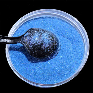 Poudre de paillettes PET multichrome nacrée pour fards à paupières, pigments pour cuir, usage cosmétique - Vente en gros - Product Image 1