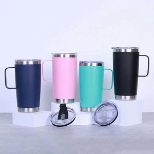 Taza de Café de Acero Inoxidable de 20 oz, Apta para Portavasos de Auto, Taza Aislada, Equipo de Campamento al Aire Libre, Regalo Promocional ASM26 - Product Image 2