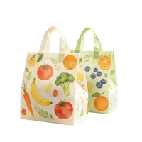 Sac de courses en non-tissé laminé recyclé en usine, logo personnalisé, imperméable, sac fourre-tout pour épicerie