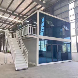บ้านสำเร็จรูปทรงสี่เหลี่ยมผืนผ้าทันสมัยสำหรับสำนักงาน ประกอบง่าย ความหนาตามมาตรฐาน - Product Image 1