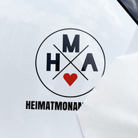 Autocollants de voiture personnalisés populaires, résistants aux UV et imperméables, avec logo sur mesure, décalcomanies pour pare-brise, vinyle décoratif à transfert UV