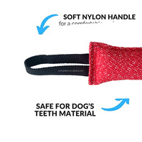 Bâton de dressage pour chien, Durable, interactif, en Jute, morsure, manche d'oreiller, mâcher, chiot