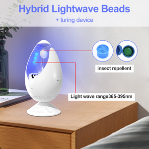 Nouvelle tendance : Destructeur d'insectes électrique portable USB avec lumière LED pour le contrôle des nuisibles, idéal pour l'intérieur, l'extérieur et le camping - Product Image 3