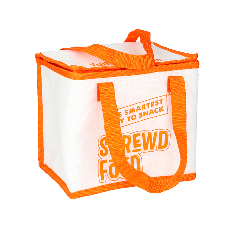 Custom logo promotional reusable wholesale small non woven food insulated lunch thermal cooler bag