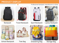 Sac à dos d'affaires multicouche de grande capacité pour hommes Sac d'école décontracté pour étudiants Sac à dos multifonctionnel pour ordinateur portable