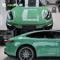 Film de protection de voiture ASDFILM, garantie 3 ans, film PET changeant de couleur, vert, film de protection complet pour voiture, vinyle PVC brillant 3M pour carrosserie