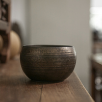 Bol à matcha en céramique lavée à l'eau, petit bâtiment artisanal, style japonais, ensemble de thé Kung Fu, ensemble à matcha, outil à matcha