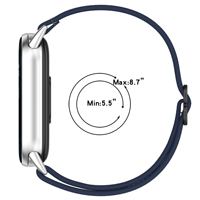 Bracelets de montre personnalisés en nylon tricoté élastique Forwelleny pour montres connectées Xiaomi 10 9 8 - Accessoires