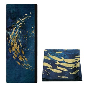 Tapis de yoga 183x68cm, 0.5cm d'épaisseur, antidérapant, en caoutchouc naturel, pour exercices de fitness à domicile et en salle de sport - Product Image 4