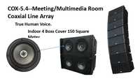 Speaker Line Array Koaksial Dual 5 inci Pasif MORIN COX-5.4 Gaya Baru 8 OHM Diameter Voice Coil 20mm 240W