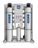 Système de filtration d'eau par osmose inverse commercial, cuve sous pression, moteur 1000L/H, haute capacité, pour l'eau potable