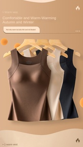 Chaleco agradable a la piel de alta calidad al por mayor, ropa interior térmica elegante y cálida AB de doble cara, <span class=keywords><strong>camiseta</strong></span> sin mangas ideal para <span class=keywords><strong>mujer</strong></span> - Product Image 6