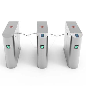 Fabrika üretim şirketi açık yaya bariyeri erişim kontrolü giriş hızlı akıllı kapısı turnike kanatlı geçiş kapısı - Product Image 5
