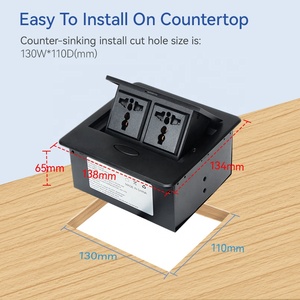 Extension Cord Male Female Adapter <strong>Pop</strong> <strong>up</strong> Socket Universal <strong>Electric</strong> <strong>Pop</strong> <strong>up</strong> Power Socket Flush Mounted <strong>Outlet</strong> - Product Image 4