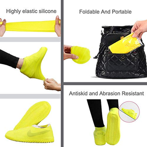 Couvre-chaussures en latex réutilisables, épais, résistants à l'usure, imperméables et antidérapants pour l'extérieur - Product Image 2