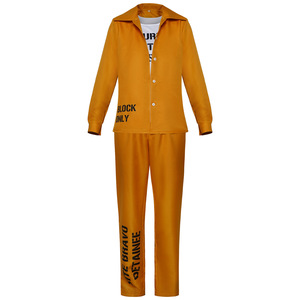 Halloween Carnival Anime Suicide Cosplay <strong>Prisoner</strong> <strong>Uniform</strong> Costume - Product Image 2