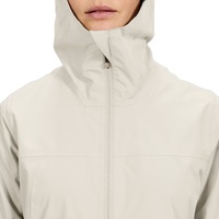 Veste imperméable pour femme, style britannique, durable, en poly, personnalisée, coupe-vent, veste imperméable 3L pour la randonnée, veste hardshell pour femme