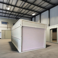 Mini Conteneur Maison Cottage Maison Moderne Mobile Préfabriquée en Acier Léger Petite Maison Villa de 20 pieds Garage Pliant Bureau