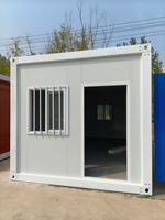 Installation rapide, assemblage rapide, bureau conteneur, poste de garde modulaire préfabriqué, cabine portable, unité de stockage mobile