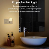 Veilleuse moderne enfichable veilleuse crépuscule à l'aube lampe de nuit Led présence veilleuse pour chambre salle de bain couloir