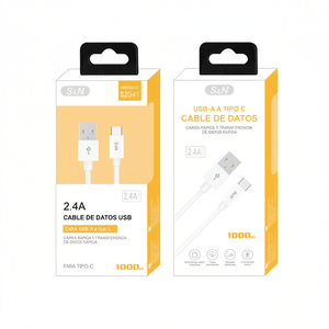 S&N USB-A To <b>Type</b>-<b>C</b> Data <b>Cable</b> 2.4A 100cm Fast <b>Charging</b> And Data Transfer For Mobile Phones - Product Image 2