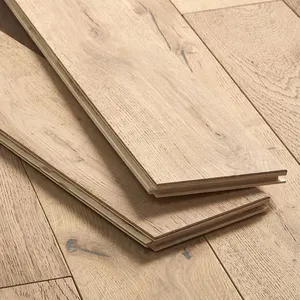 TAP & GO Plancher en noyer brossé T & G bon marché pour villa