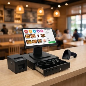 Sistema POS ad Alte Prestazioni da 15.6" con Processore Intel I7 I5 I3, Schermo Touch, Macchina per Fatturazione All-in-One, Terminale Cassa per Supermercati - Product Image 5