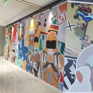 สติ๊กเกอร์ติดผนังขนาดใหญ่พิเศษ พิมพ์ดิจิทัล ลอกออกได้ ใช้ได้ทั้งภายในและภายนอกอาคาร สติ๊กเกอร์ติดผนังแบบทึบแสง สำหรับตกแต่งร้านค้า - Product Image 5