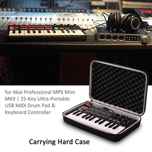 EVA Hard Travel trường hợp đối với Akai chuyên nghiệp mpk Mini MK3/mpk mini chơi MK3 25 Key USB midi bàn phím điều khiển - Product Image 2