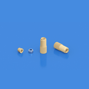 Runze Fluid Mini OD16.<span class=keywords><strong>mm</strong></span> tubo PEEK Flangeless e flangiati raccordi 6mm dimensioni modello numero testa - Product Image 4