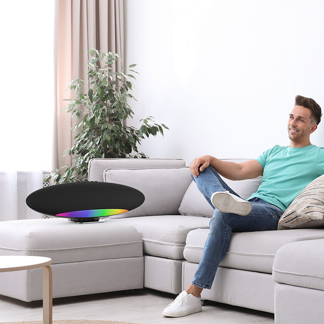 Wholesale Portable High-capacity Airship Style Wireless Bass Speaker with USB/BT/TF/AUX Charge for Outdoor Indoor Use Boombox