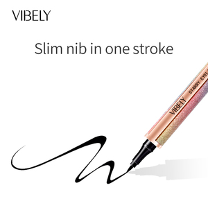 <span class=keywords><strong>Delineador</strong></span> de Ojos Brillante con Purpurina, Resistente al Agua, de Secado Rápido, Líquido, Suave, de Larga Duración, a Prueba de Manchas, Negro - Product Image 2