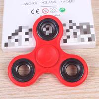 Jouet de spinner à doigts personnalisé, jouet anti-stress, spinner à doigts en plastique de haute qualité, jouet à roulement métallique, adapté à tous les âges