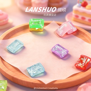 Lanshuo Sweet Candy Themed Pendants Zinc Alloy Mini Food Charms For DIY Jewelry Unisex Gift Decorations - Product Image 3