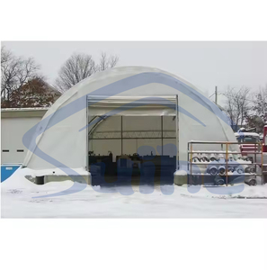 S306515R Auvent de stockage extérieur déplacé facile à étirer coulissant pousser et tirer grande tente pliante avec couvercle à 4 côtés - Product Image 3