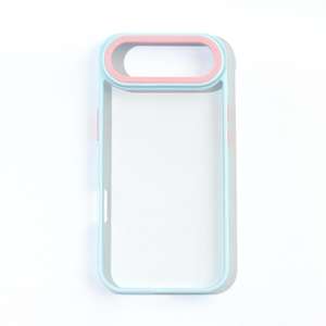 Suitable for iPhone 17 Pro case, acrylic color-blocking resin with cream gel groove design, full coverage shockproof <b>phone</b> case - Product Image 6