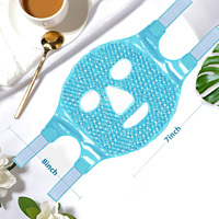 Nouvel Arrivage Masque Facial en Gel Chaud/Froid Bingfan avec Soulagement de la Douleur et Tissu Réducteur de Pores, Congelable et Micro-ondable