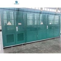 Poste de transformation préfabriqué MV/LV intégré 10 kV 800 kVA 1000 kVA, unité de poste de transformation compacte de type boîtier
