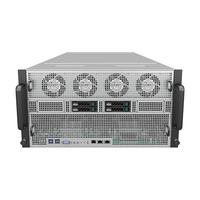 Kaishen nouveauté 5u châssis de serveur GPU à montage en rack vente en gros GPU personnalisé avec boîtier de serveur de refroidissement par ventilateur