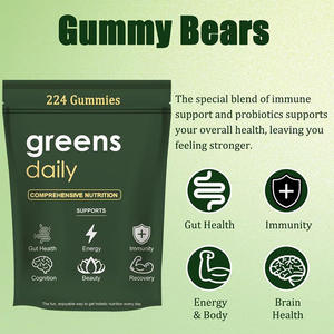 Gomitas Veganas de Superalimentos Verdes - Multivitaminas y Minerales Diarios Todo en Uno - Energía Natural, Salud <span class=keywords><strong>Intestinal</strong></span> e Inmunidad - Deliciosas - Product Image 3