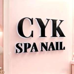 Letrero Luminoso Personalizado con Logotipo para Tienda, Letrero Acrílico Brillante Personalizado, Letrero Comercial con Letras de Canal LED Retroiluminadas en 3D para Spa o Salón de Uñas - Product Image 4