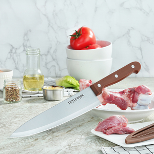 Coltello da Chef in Acciaio Inossidabile da 8 Pollici con Impugnatura Comoda e Lama Affilata per Cucina Domestica e Taglio - Product Image 4