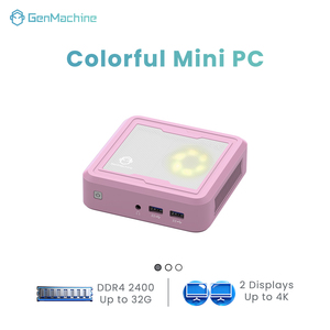 Mini PC GenMachine AMD <span class=keywords><strong>Ryzen</strong></span> <span class=keywords><strong>5</strong></span> <span class=keywords><strong>3550H</strong></span> 4 cœurs RAM SSD Wifi <span class=keywords><strong>5</strong></span> BT4.2 HD 2*USB3.0 2*USB2.0 1G LAN 2 écrans OEM pour bureau et usine - Product Image 1