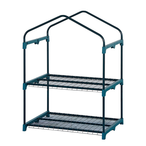Serra da giardino OEM DD2160 a 4 livelli per la germinazione dei semi e la coltivazione di ortaggi, mini serra con copertura in PVC con cerniera. - Product Image 4