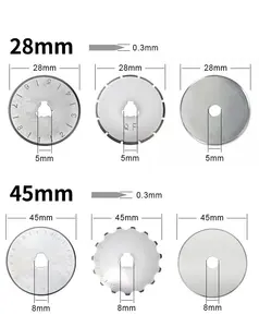 45mm 핑크 블레이드 회전식 커터 블레이드