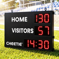 Tableau de Score de Rugby Numérique, Affichage Électronique Sportif, Panneau d'Affichage Personnalisé, Horloge de Score de Stade, Vente en Gros Usine