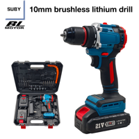 Perceuse au lithium sans fil SUBY, moteur sans balais, équipée de 2 batteries 21V, chargeur rapide, prend en charge OEM et ODM